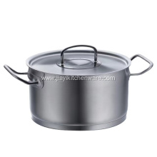Tri-Ply Stainless Steel Low Casserole Cooking Pot